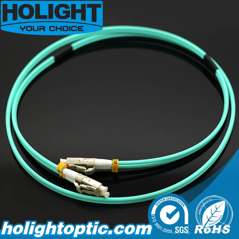 Fiber Patch Cable Duplex LC to LC 10g 2.0mm Aqua