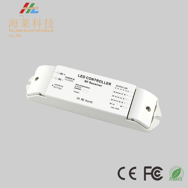 12-24V Linear 3A*4CH RF Wireless LED RGB Controller