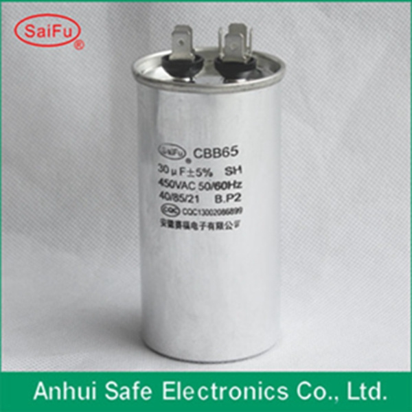 Oil Filled Cbb65 Air Compressor Capacitor 35UF 450V