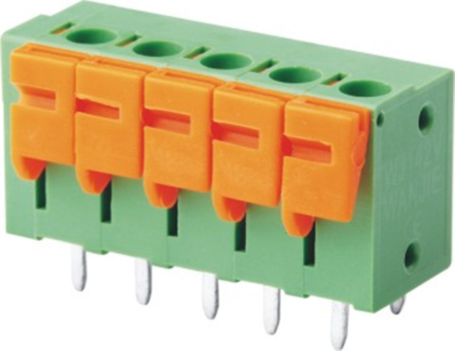 Press Button Screwless/PCB Spring Terminal Block (WJ142V-5.0/5.08)