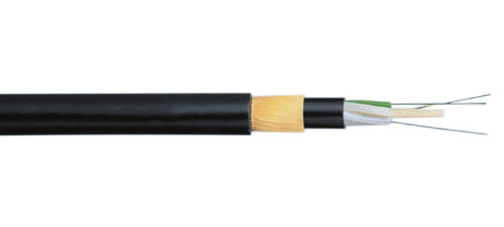 24 Core All Dielectric Self-Supporting (ADSS) Optical Fiber Cable G652D