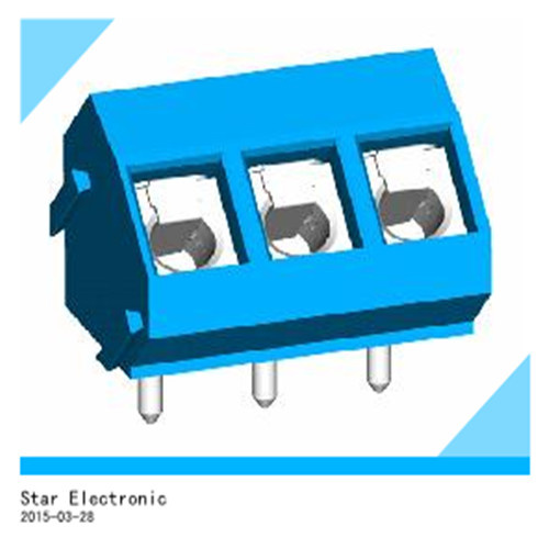 PCB Mount Screwless Spring Type Terminal Block