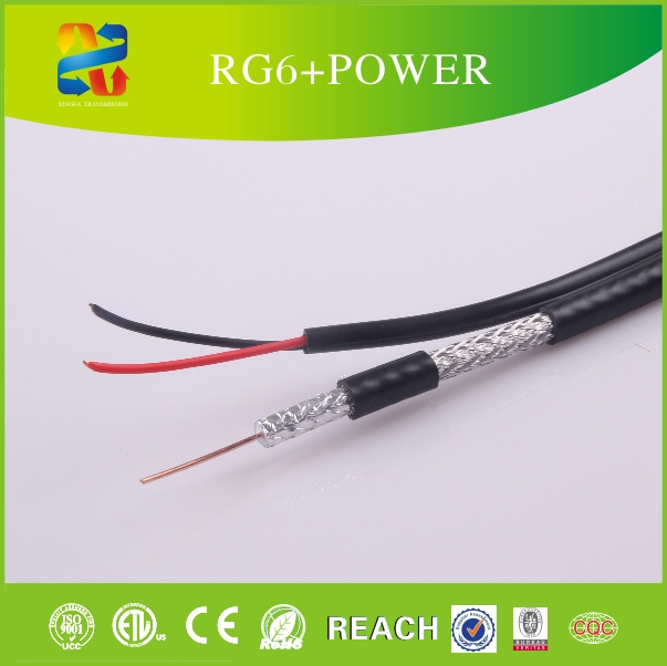 High Quality RG6 Coaxial Cable/RG6 with Messenger