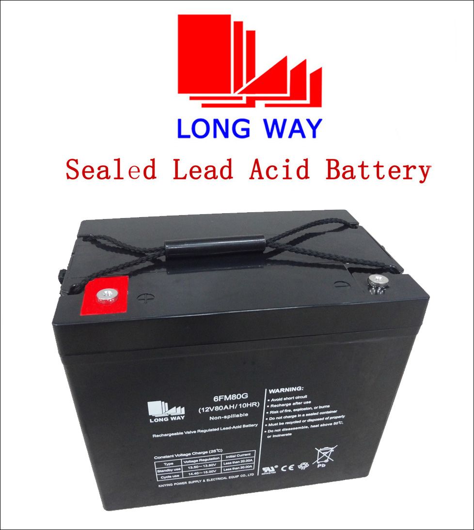 6FM80 AGM Deep Cycle Battery for Solar Powered System