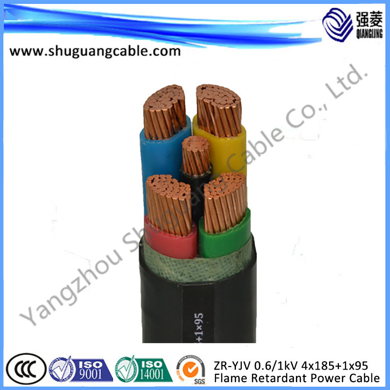 Zr-Yjv 0.6/1kv 4X185+1X95/LV/Flame Retardant/Power Cable