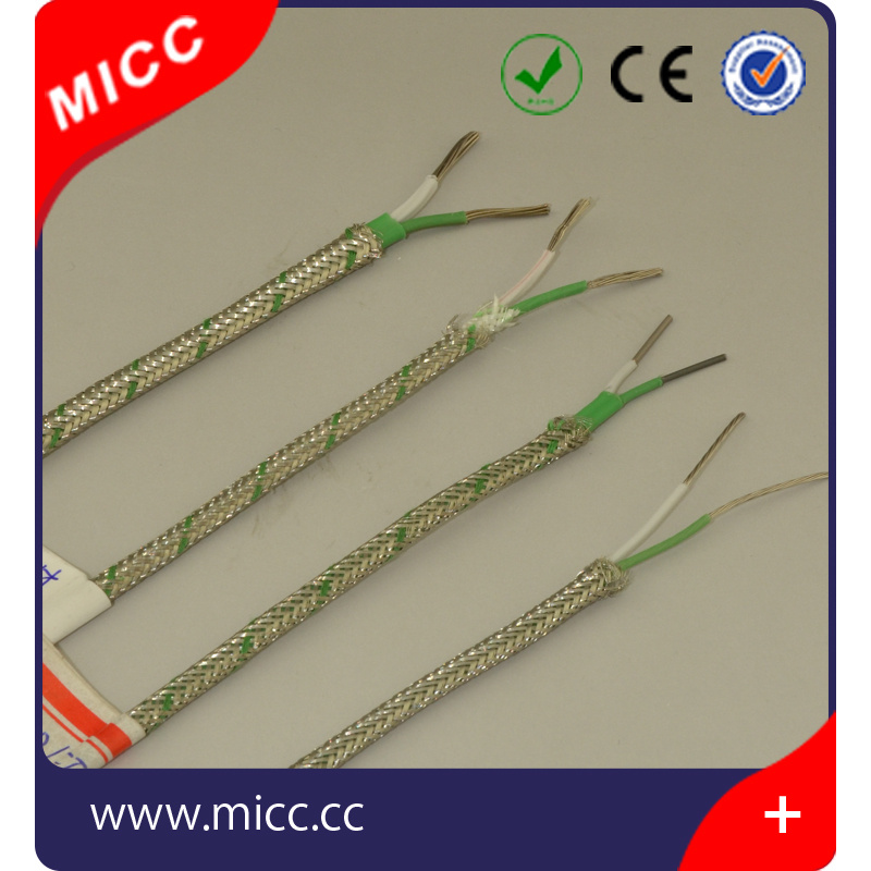 K Type Teflon Sheath Thermocouple Compensation Wire with Steel Braid