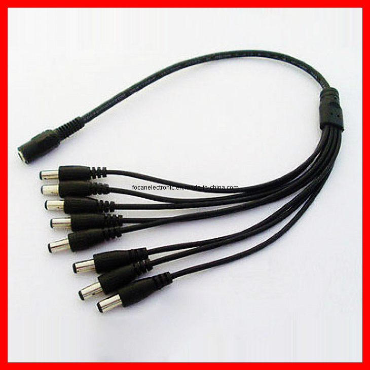 High Quality 12V CCTV Camera DC Power Cable & DC Power Cord with 5.5X21. Mm Plug
