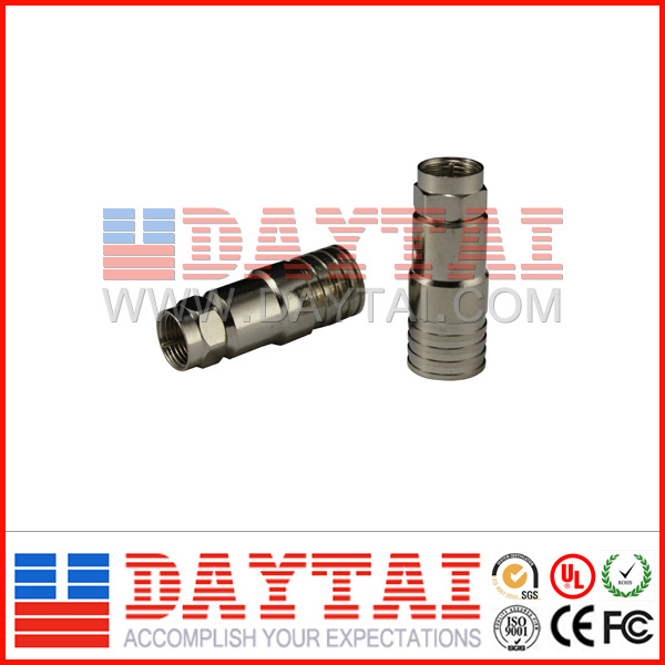 China Factory CE Approved F Type Rg11 CATV Crimp Connector