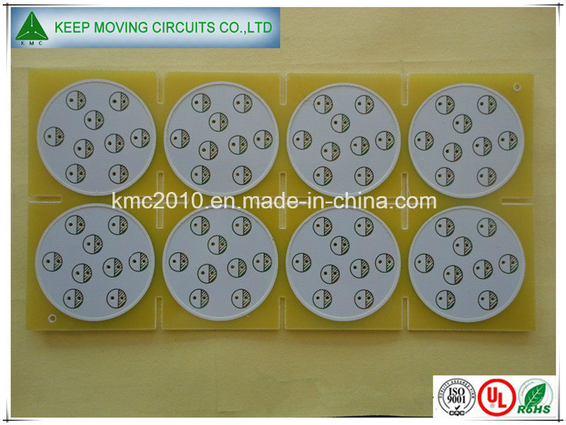 LED PCB White Soldermask and Lead Free HASL