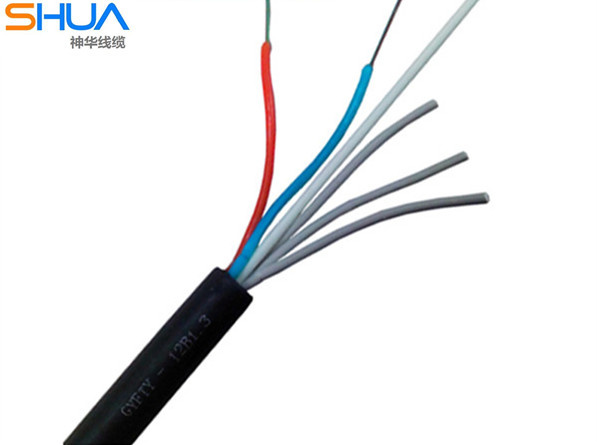 GYFTY FRP Strength Member Outdoor 8 Core Fiber Optic Cable