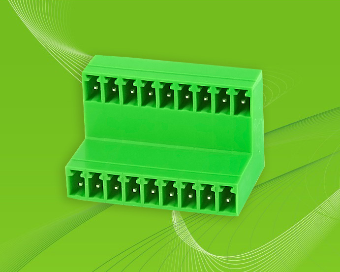 PCB Pluggable Terminal Block with Dual Pin Header