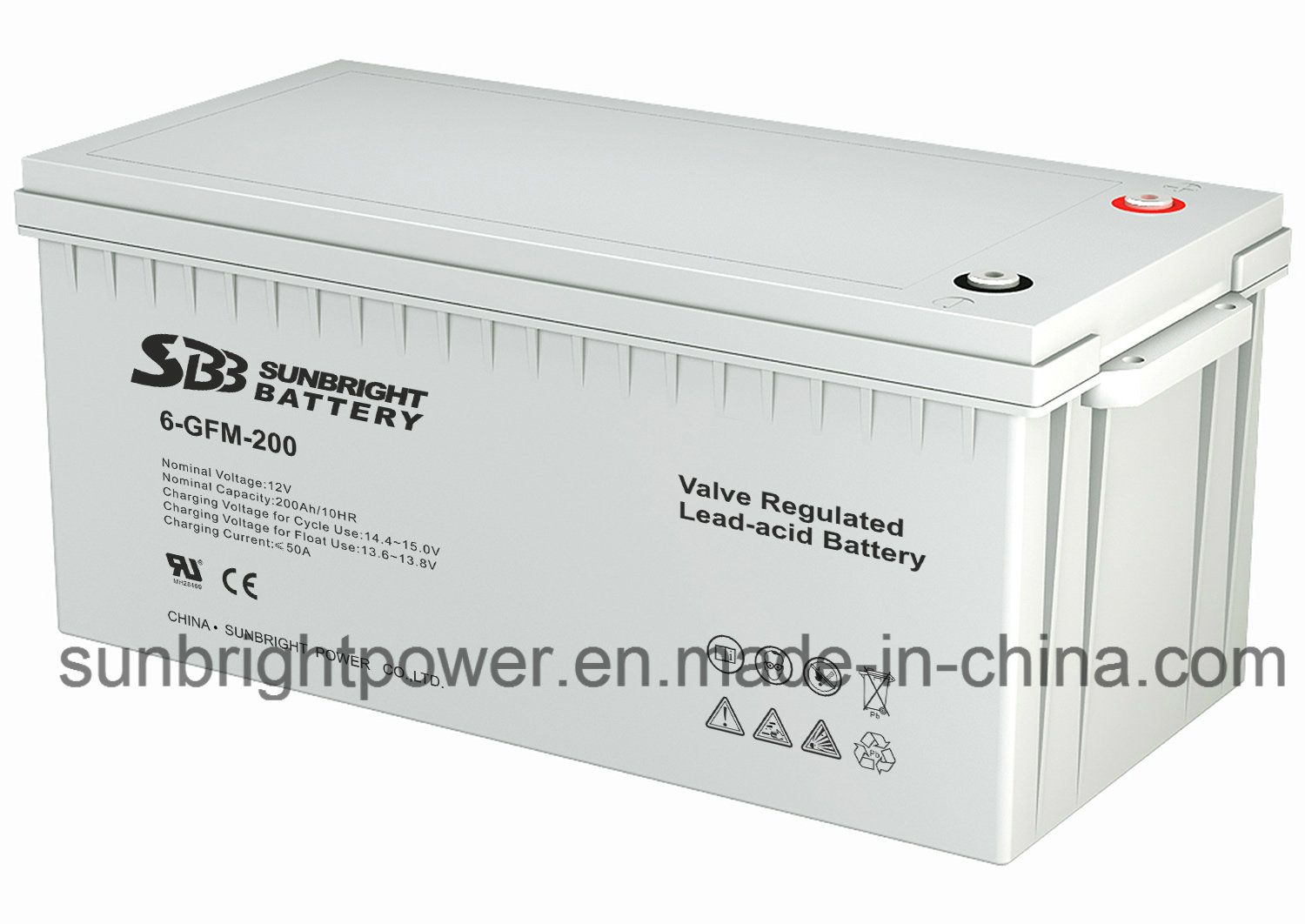 SBB 12V200ah Marine Equipment Sealded Lead Acid Battery