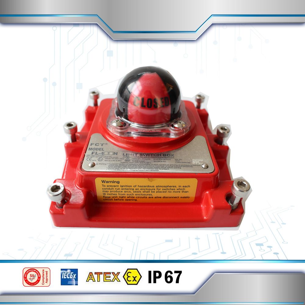 Apl210 Series Limit Switch Box for Pneumatic Actuator Ball Valve Butterfly Valve