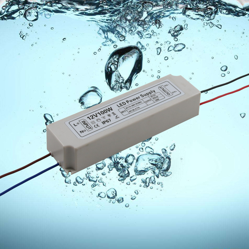 100W PC Shell Waterproof LED Power Supply with Ce RoHS