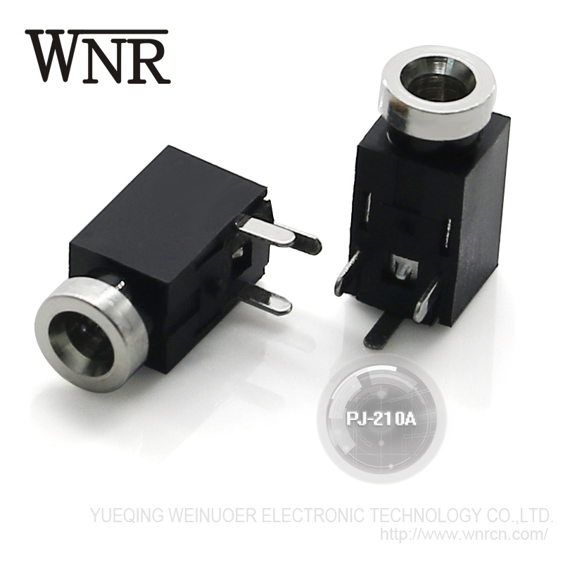 Audio Jack Pj-210A Stereo Mono 2.5mm Phone Jack PCB