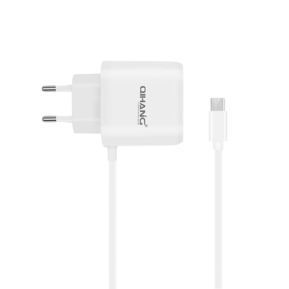 2.4A Faster Mobile Phone USB Charger with Micro USB Cable