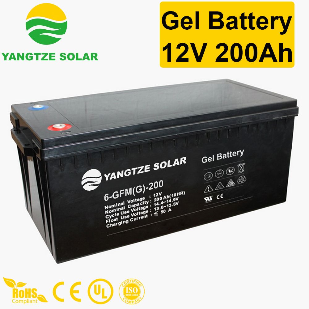 12V 200ah Deep Cycle Rocket Dry Battery for Inverters