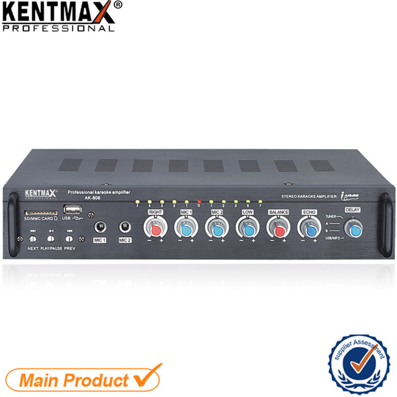 20W RMS Power Mini Karaoke Amplifier with USB (AK-808)