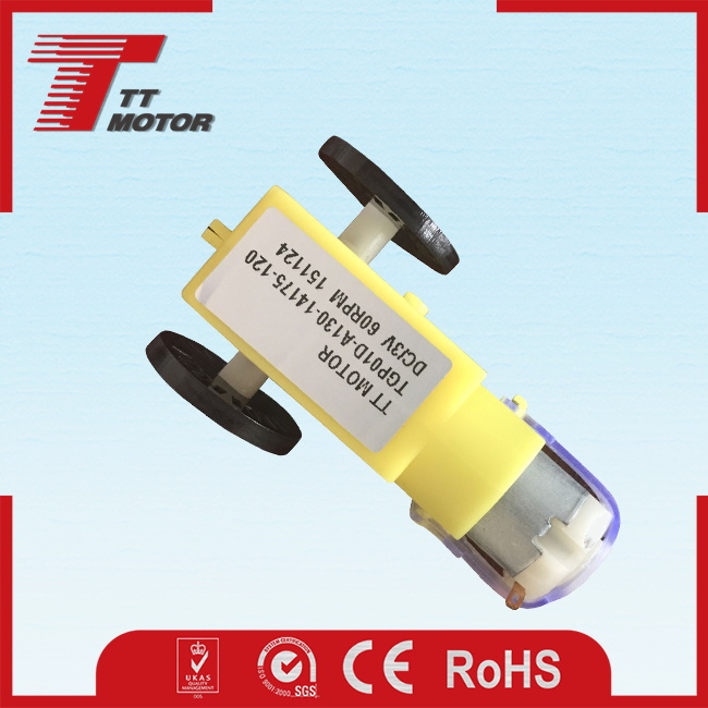 5.4mm Shaft diameter 6V DC plastic gear motor for Robot