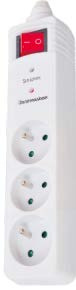 3 Outlets French Power Socket, Power Strip with NF Approval (GGFNBKS03)