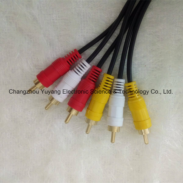 High Speed 3r to 3r Audio/Video AV RCA Cable