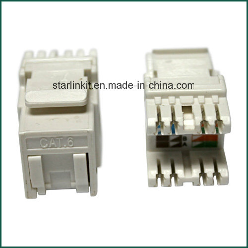 CAT6 UTP 180 Degree Keystone Jack for Information Outlet