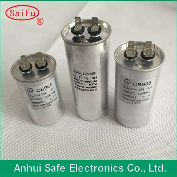 250VAC Capacitor Cbb65A-1 Air-Conditioning Running Capacitor for Compressor Electrolytic Capacitor Wholesale