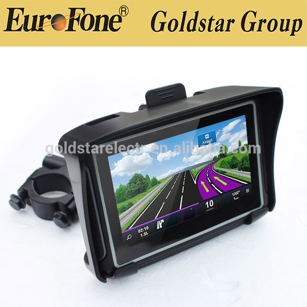 2016 Cheapest Motorcycle GPS Navigator with Bluetooth Function
