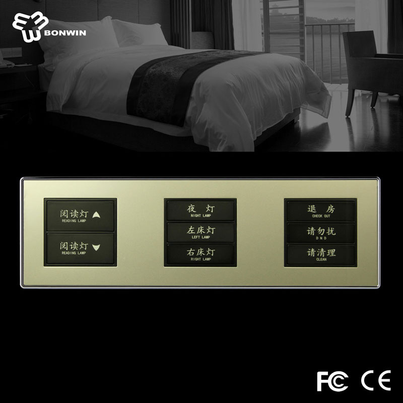 Electronic LED Push Button Smart Switch