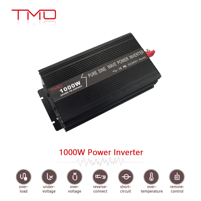Factory Price 1000 Watt Pure Sine Wave Solar Power Inverter DC 24 Volt to AC 220volt 230 Volt 240 Volt
