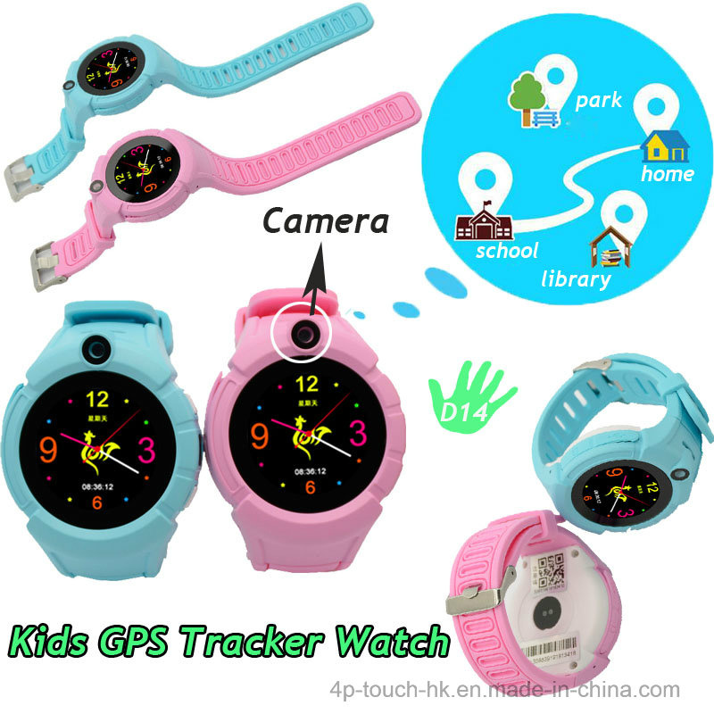 Round Screen Kids GPS Watch Tracker with Camera D14