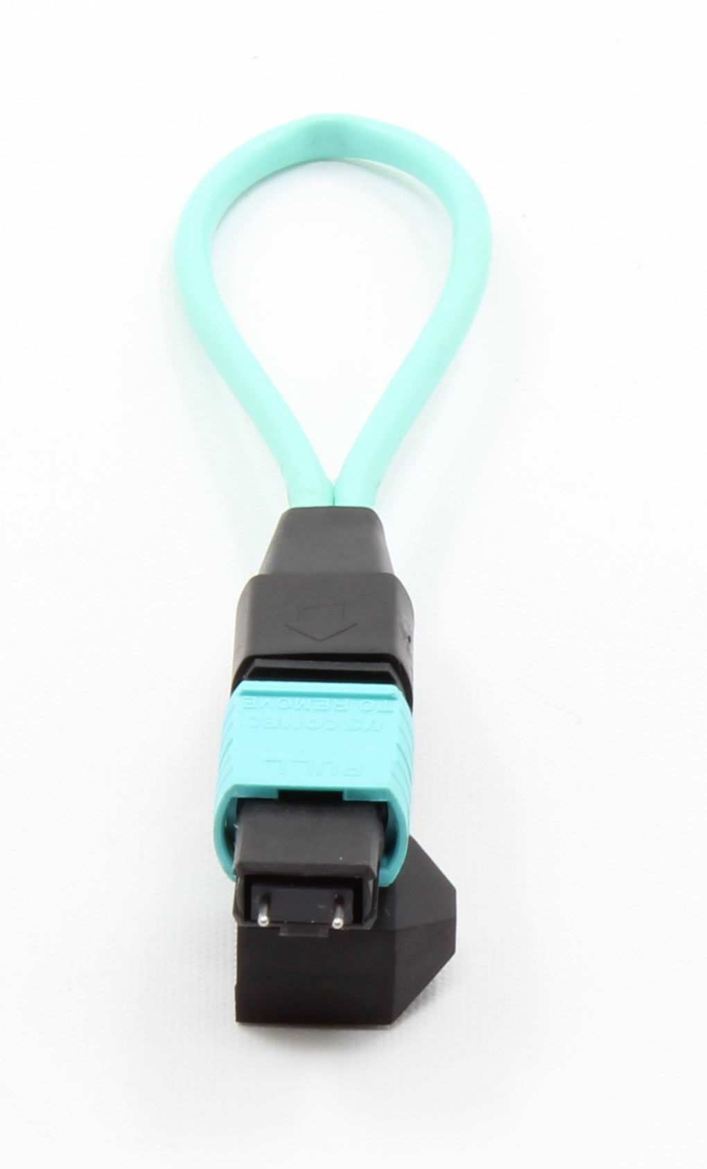 MPO Om3 Aqua Fiber Optical Loopback