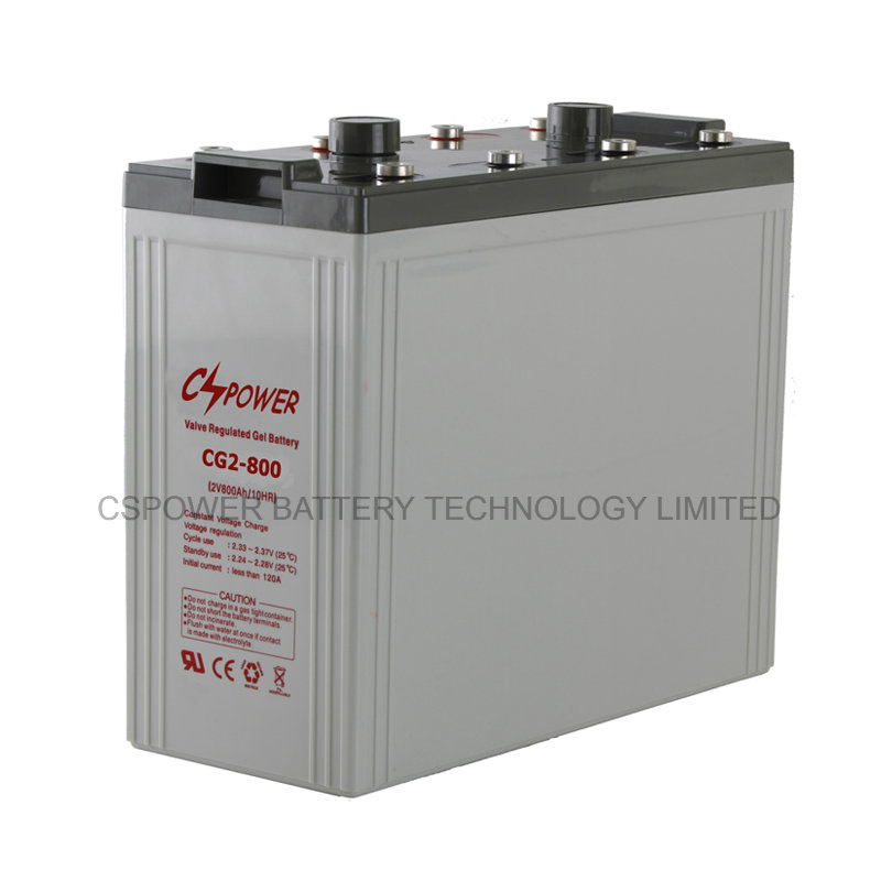 Long Life Deep Cycle Gel Battery 2V800ah for Solar Storage