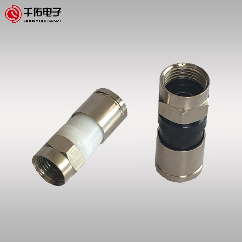 Hi-Q Push Type F Male RF Connector