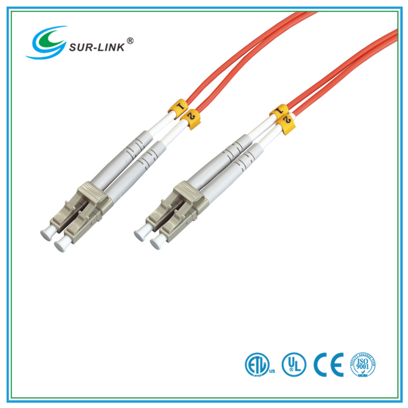 Fiber Optic Patch Cord LC-LC Multi Mode Duplex with Clips