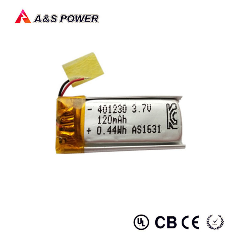 3.7V 120mAh Li Polymer Rechargeable Lipo Battery for Wireless Devices