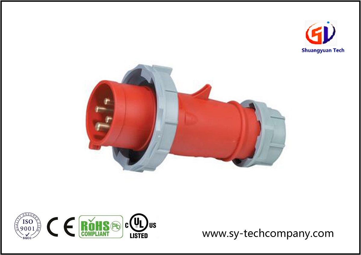Waterproof Connector for Cables, Industrial Plug IP67