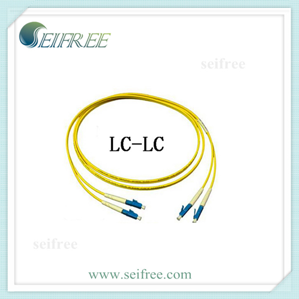 LC/PC LC/APC Duplex Singlemode Fiber Optic Patchcord