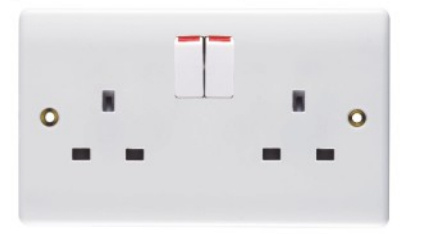 13A Switched Socket, UK Wall Sockets Bs Wall Socket