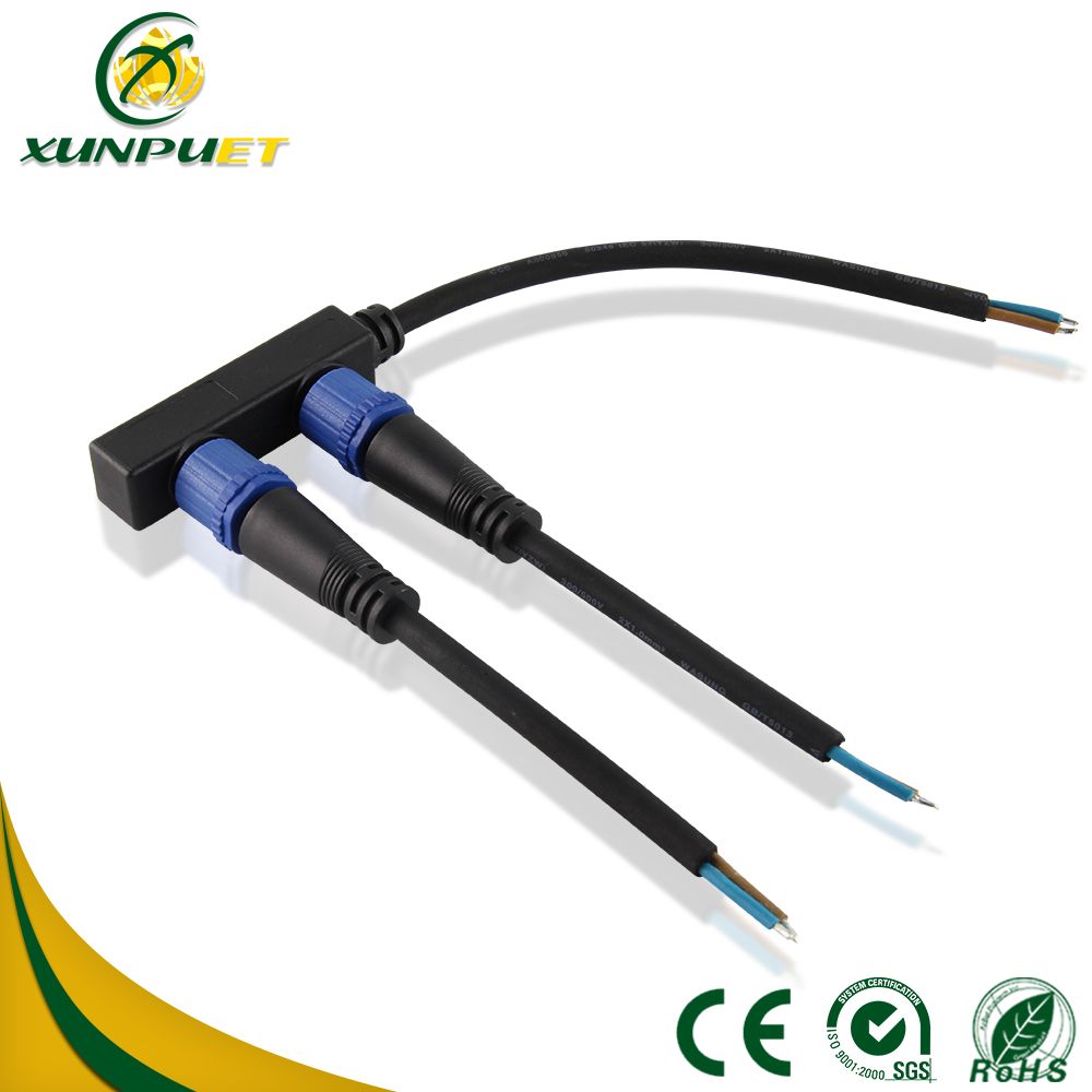 2 Core Cable Waterproof Cable Connector for LED Street Lamp