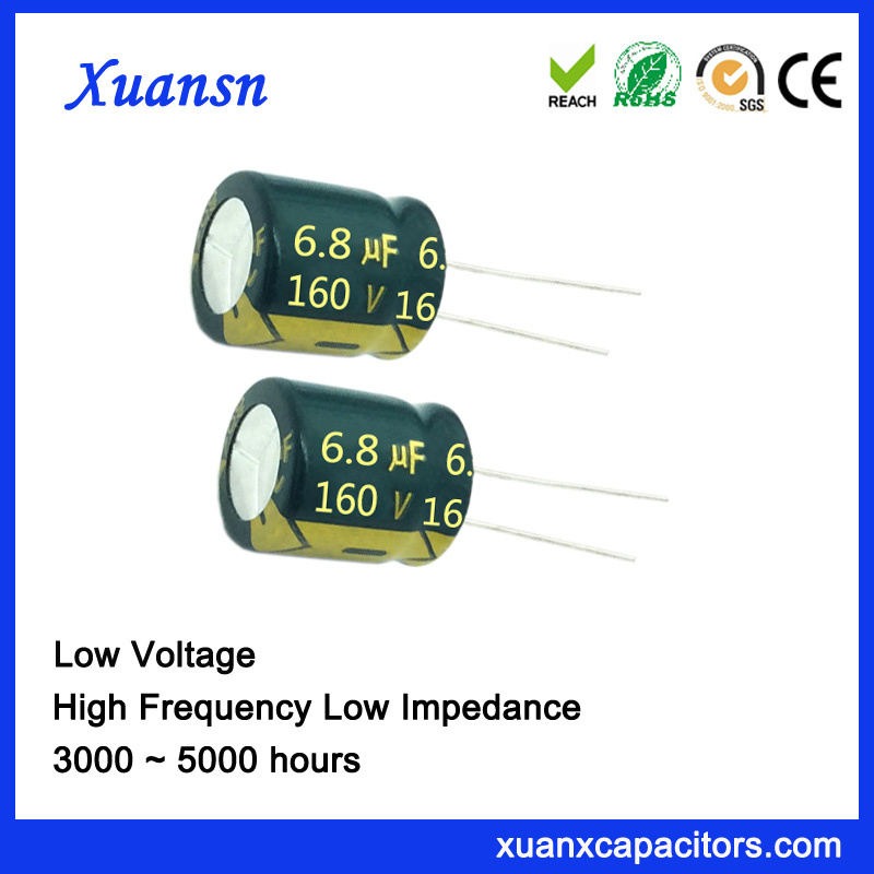 China 6.8UF 160V 4000hours High Frequency Filter Capacitor