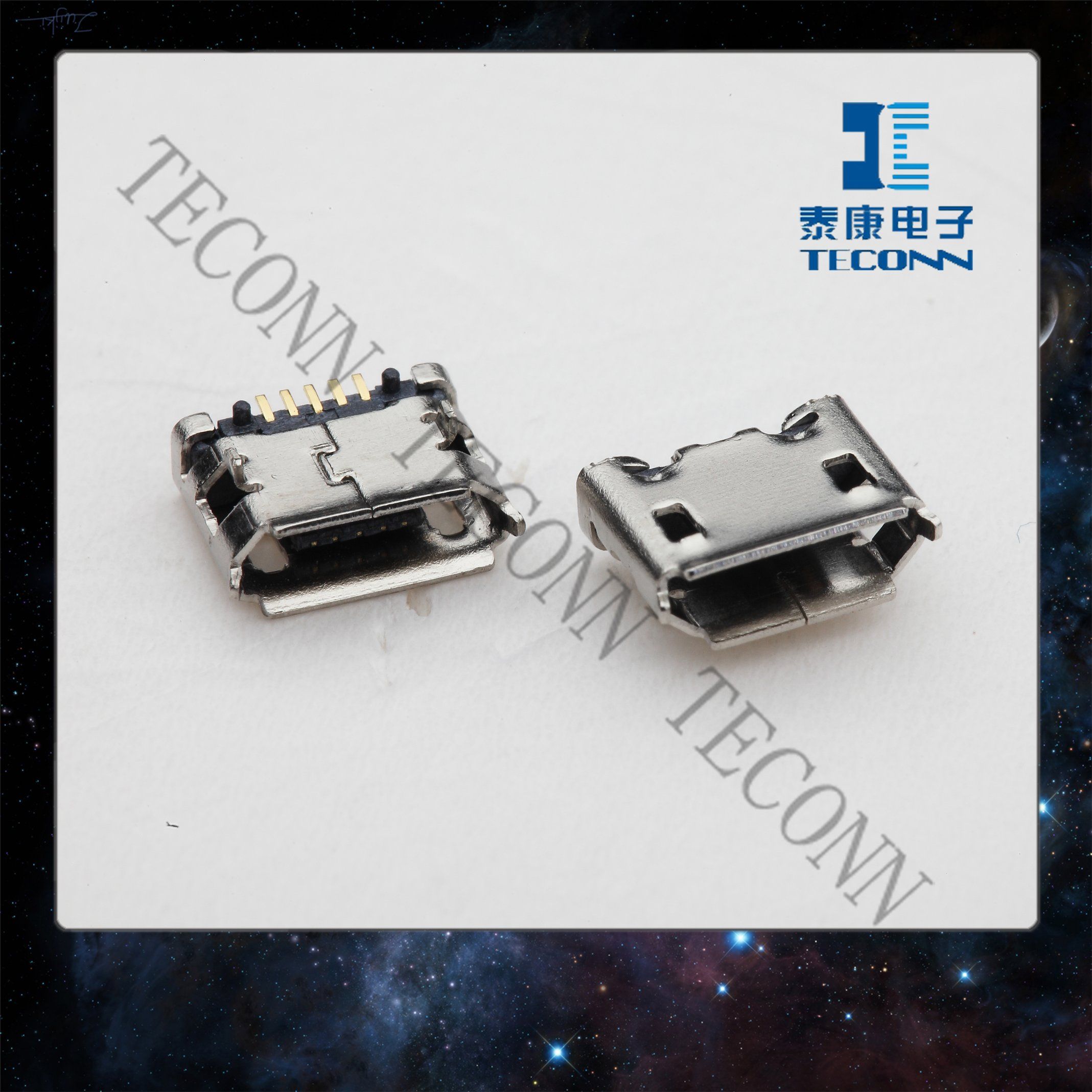 Micro USB 5pin 0506b Receptacle Connector