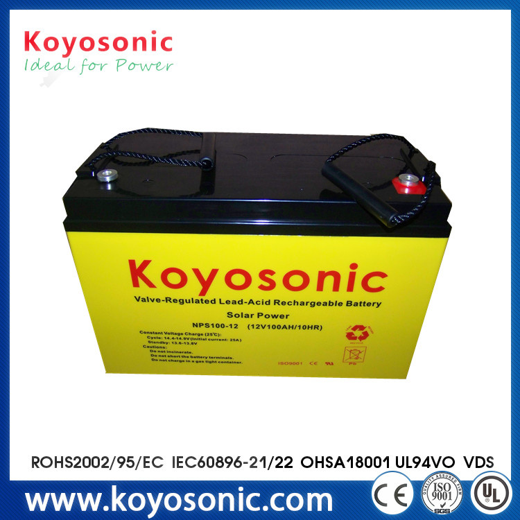 12V 100ah Mf Battery Solar Dry Cell Battery Most Powerful Solar Battery