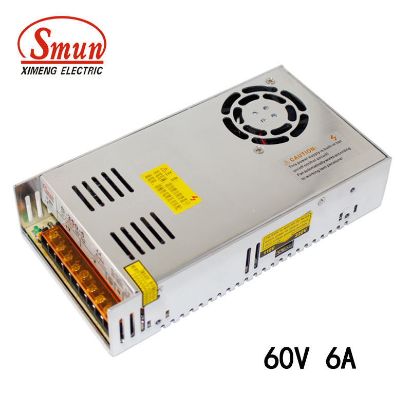 Smun S-350-60 360W 60V 6A Switching Power Supply