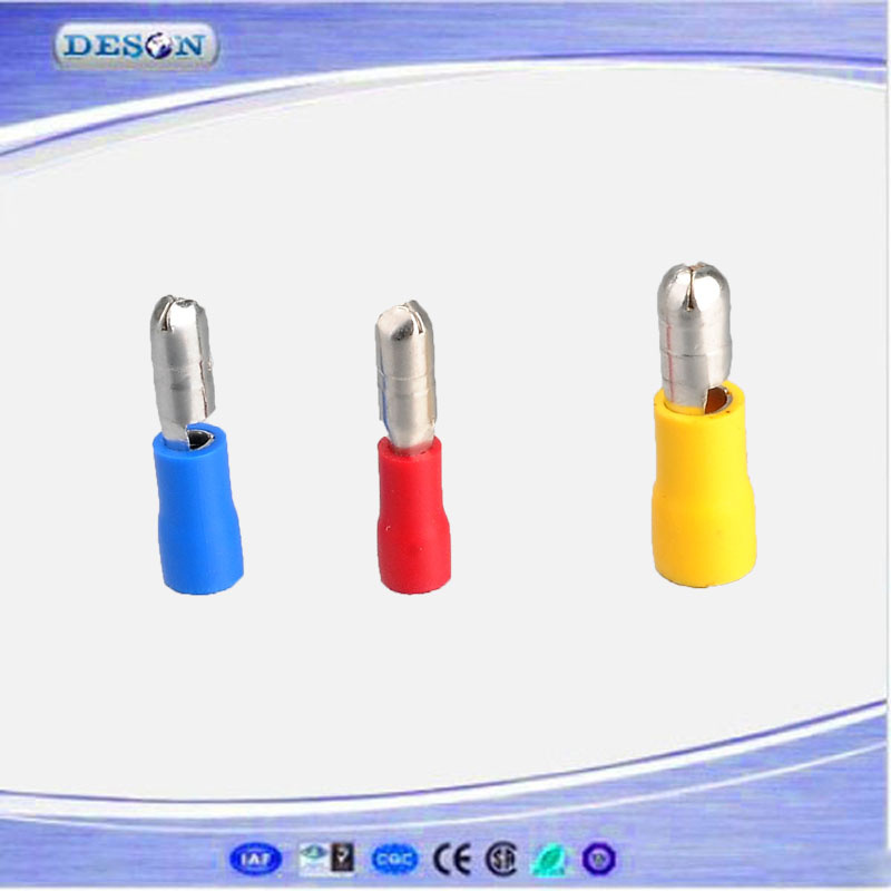 Vinyl Insulated Bullet Male Quick Cable Terminal
