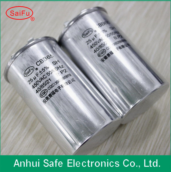 Aluminum Case Round Type Cbb65 Air Condition Facon Capacitor 50UF