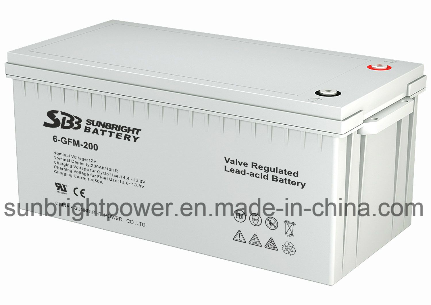 Deep Cycle Battery 12V200ah for Power System
