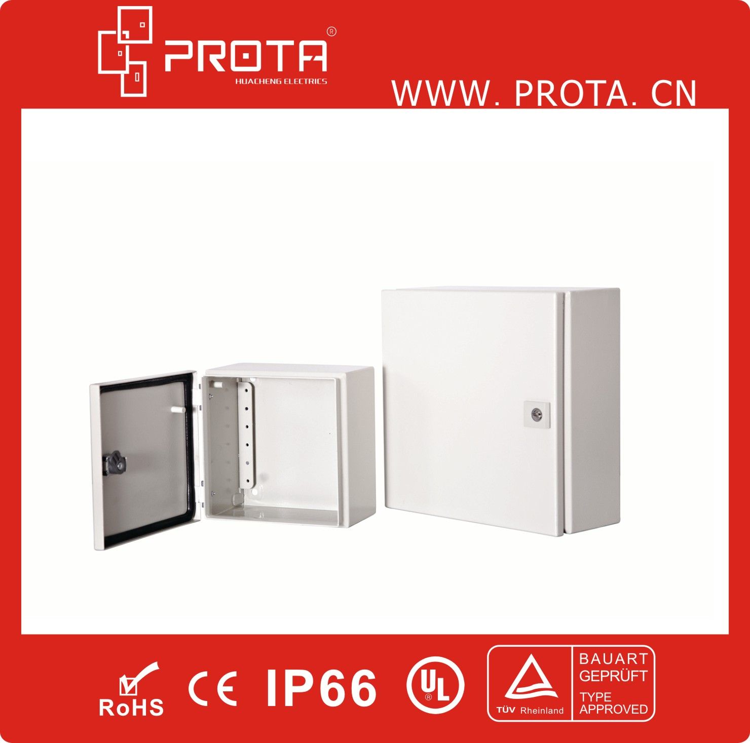 Steel Terminal Distribution Boxes--180° Hinged Type