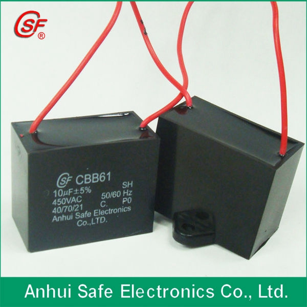 High Quality Cbb61 AC Fan Capacitor in China