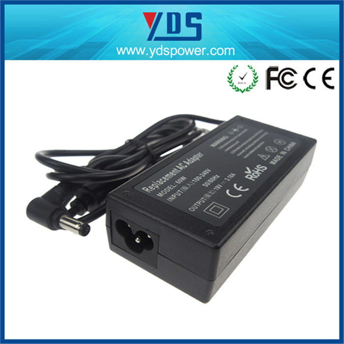 19V 3.16A AC DC Adapter for Acer